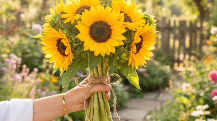 Sunflower Bunch — alternate view
